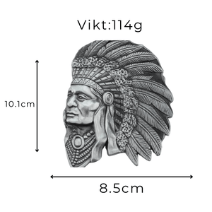 Bältesspänne cowboy indian hövding western stil för män