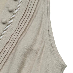 Beige klänning maxi