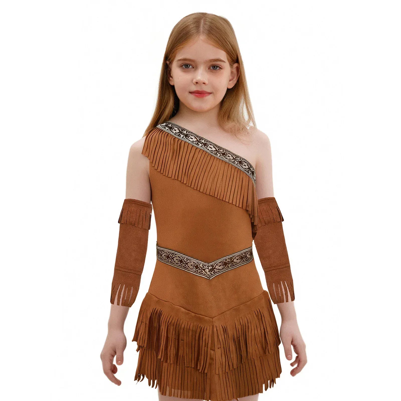 Brun Indiandräkt barn