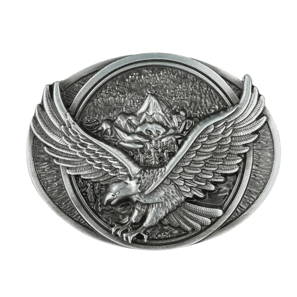 Cowboy Bältesspänne med Örn Silver 1