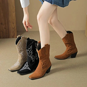 Cowboy boots mocka