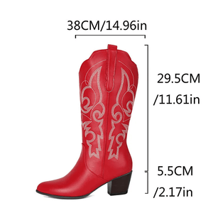 Cowboy boots skinnimitation