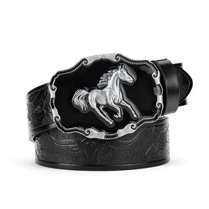 Cowboybälte klassiskt hästspänne