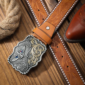 Cowboybälte präglad gravyr