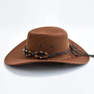 Cowboyhatt i konstmocka med pärlor