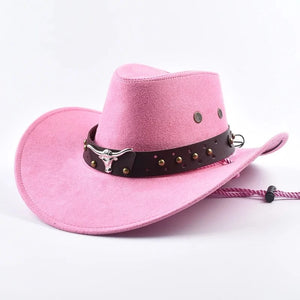 Cowboyhatt i Mjuk Mockaimitation