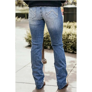 Cowgirl style jeans med bemfickor