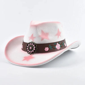 Filt Cowboyhatt Dam Still 4 / Kan justeras
