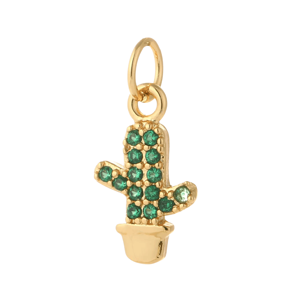 Gyllene Kaktus Berlock Silver