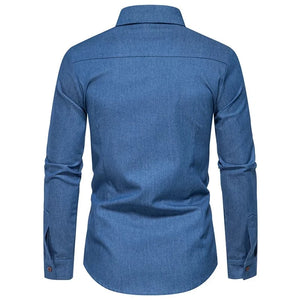 Jeans skjorta western