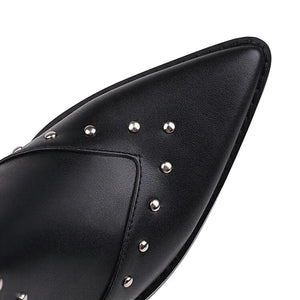 Låga Cowboyboots med Nitar för Dam