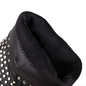 Låga Cowboyboots med Nitar för Dam