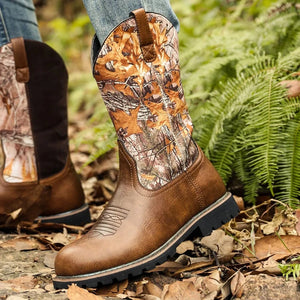 Camo cowboy boots