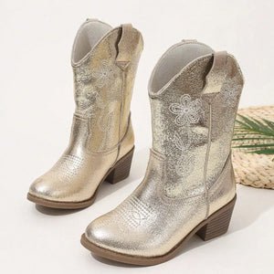Metalliska Cowboyboots för Barn