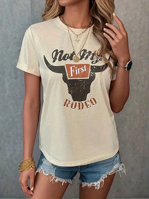 "Not my 1st Rodeo" Cowgirl T-shirt