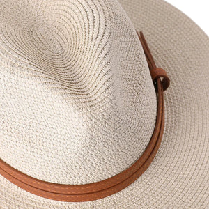 Panama cowboyhatt i strå