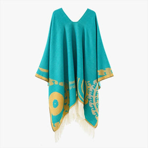Poncho jacka dam Blå / One Size