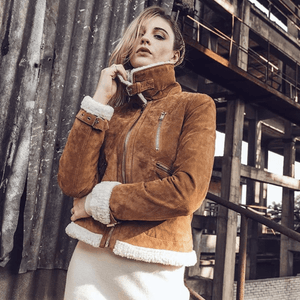 Shearling jacka dam