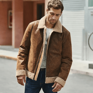 Shearling jacka man