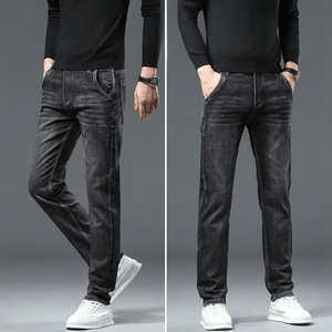 Slim fit stretchjeans för herr