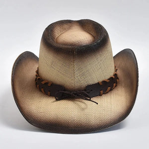 Strå westernhatt