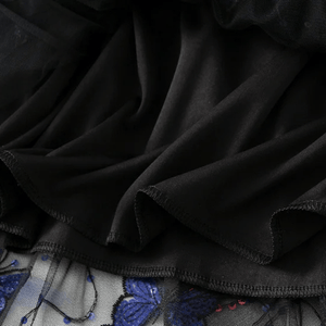 Tyllkjol med glittrande fjärilar