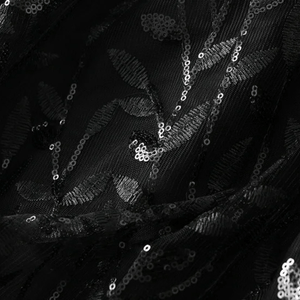 Tyllkjol med paljettbroderi