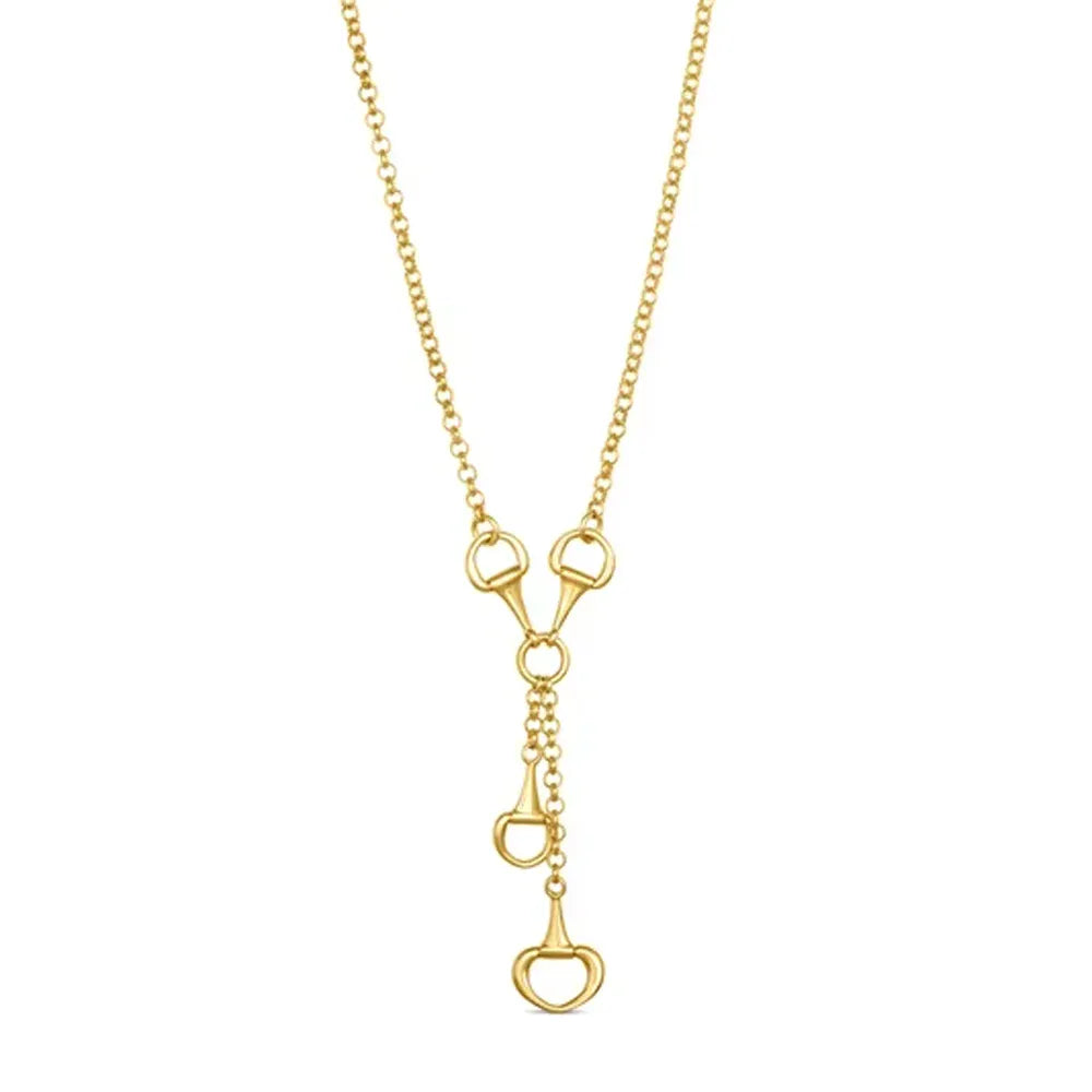 2025 High Quality Sexy Double Horse Hoof Pendants Horseshoe Necklaces For Women Lady Fashion Jewelry Christmas Gifts