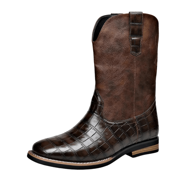 Ankle cowboy boots herr Mörkbrun / 38
