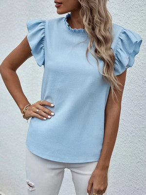 Ärmlös blus dam