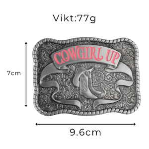 Bältespänne Cowgirl Up