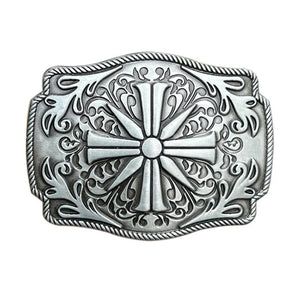 Bältespänne kors silver ornament kristen Silver