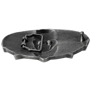 Bältesspänne cowboy dödskalle korsade gevär western stil