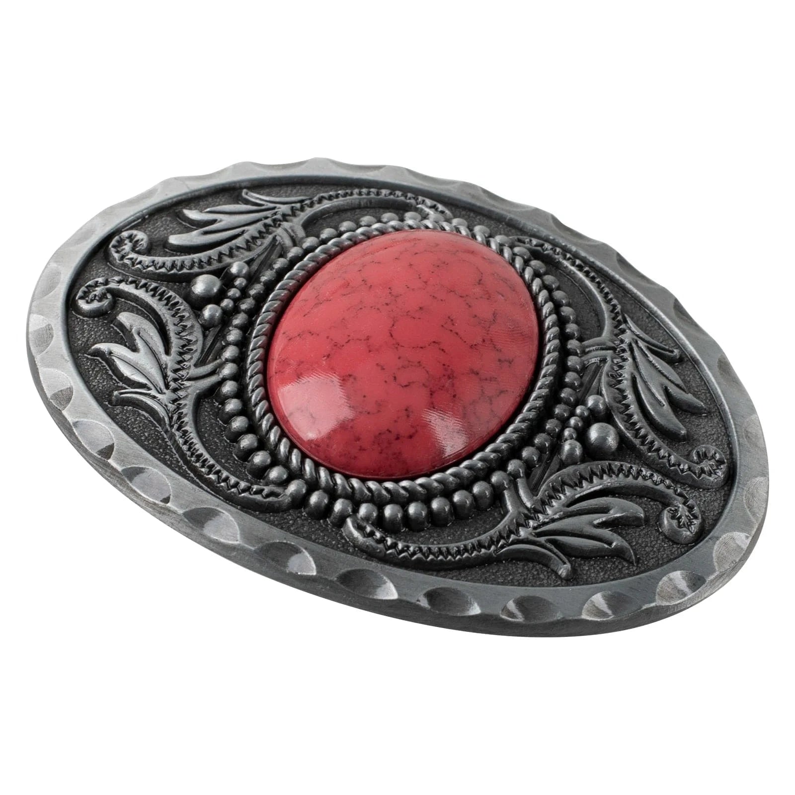 Bältesspänne Oval Sten