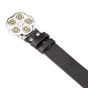 Bältesspänne revolver barrett western stil silver Silver