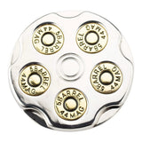 Bältesspänne revolver barrett western stil silver Silver