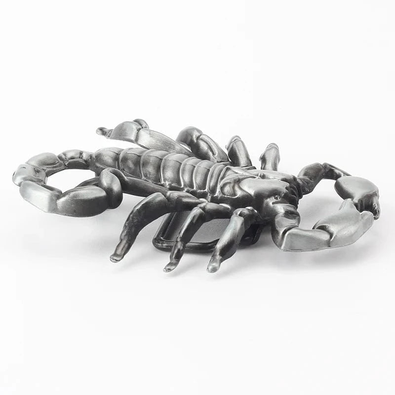 Bältesspänne Skorpion i metall Silver