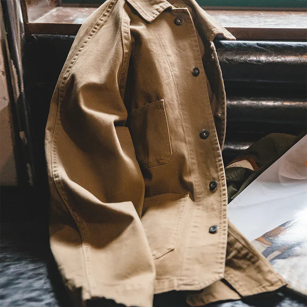 Beige jacka herr