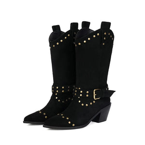 Cowgirl boots mocka