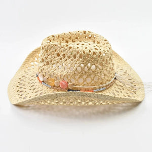 Bohemisk Halm Cowboyhatt