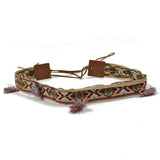 Boho broderat cowgirlhattband Flerfärgad / 1 stycke