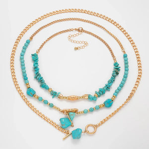 Boho halsband med western-berlocker