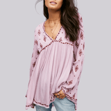 Boho klänning Lijuslila / S