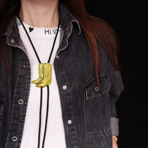 Bolo tie med cowboyboots