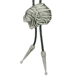 Bolo tie med indianskt motiv i antiksilver Silver