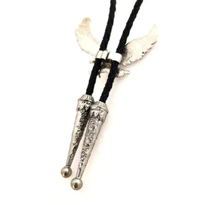 Bolo tie med örn i zinklegering