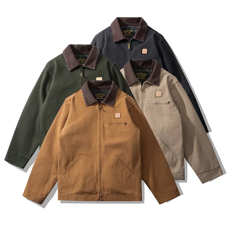 Bomull canvas jacka