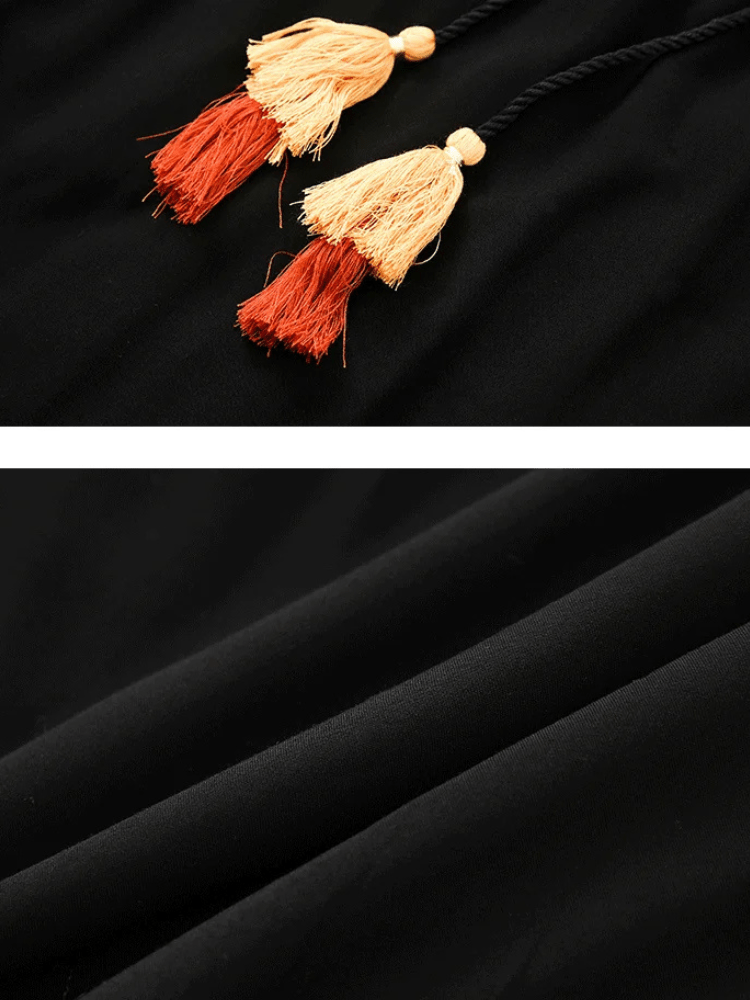 Broderad klänning