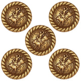 Bull Rider Concho Antik Mässing / 19 mm
