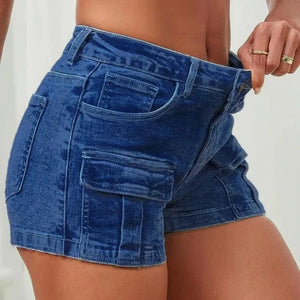 Cargo jeans shorts dam